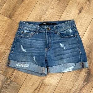 Denim shorts